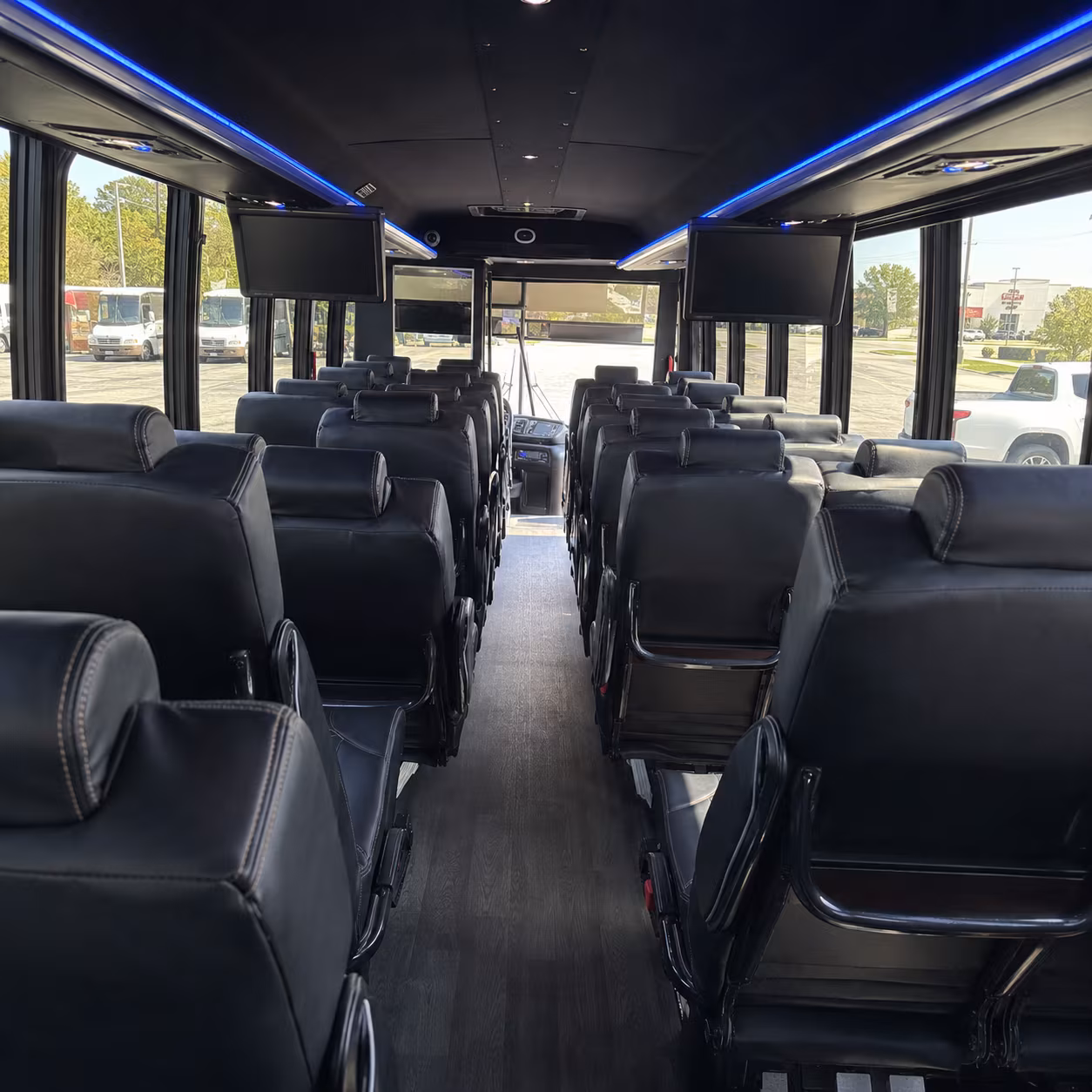 pearland sporting event transportation onboard seating